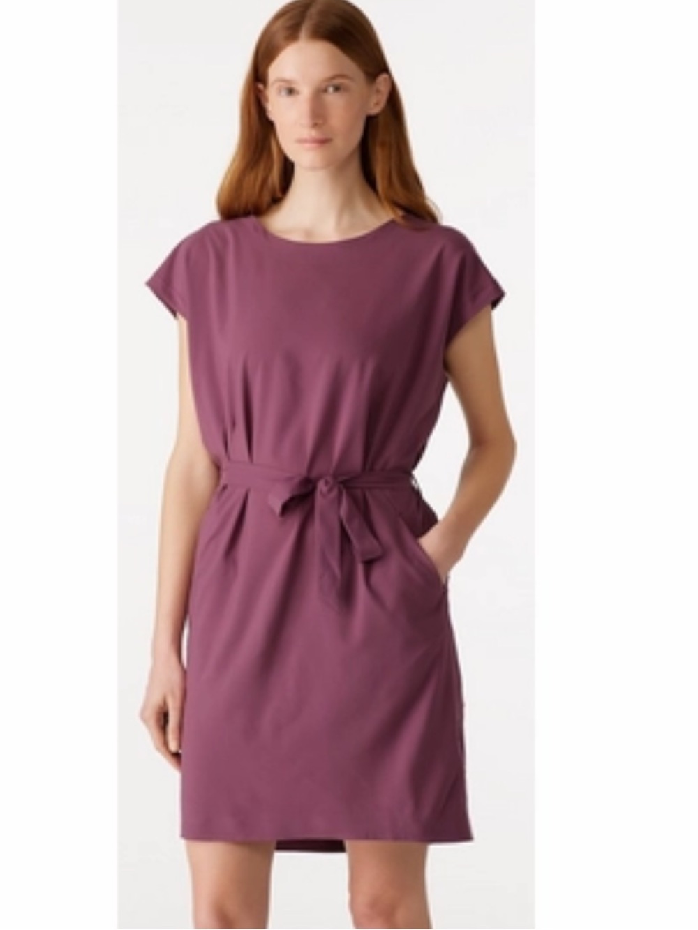 Arc'teryx Contenta relax fit outdoor dress in plum sz medium
